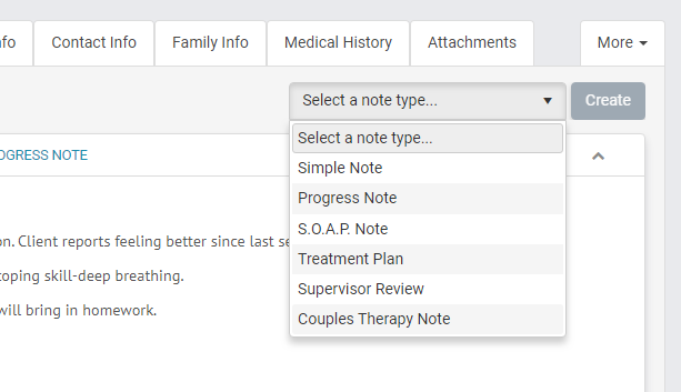 Write all of your couple and group notes in one place using TherapyZen